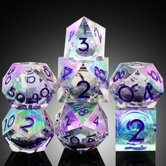 DAD721 Liquid Core Dice Set (7pcs) (Chromatic) [Optics]