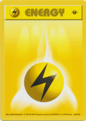 Lightning Energy - 100/102 - Common - 1st Edition