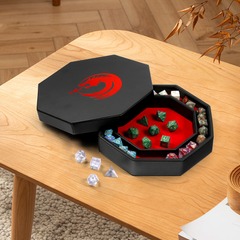 DAD213 Octagon Dice Tray [Red]