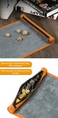 DAD205 Roll Up Dice Mat (Brown Leatherette)