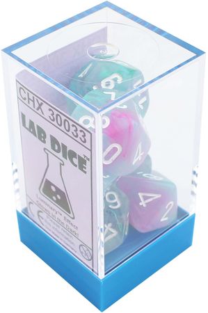 CHX30033 - Nebula - Wisteria & White - Polyhedral 7-Die Set