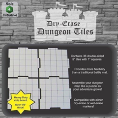 Dry Erase Dungeon Tiles, White - Pack of 36 5