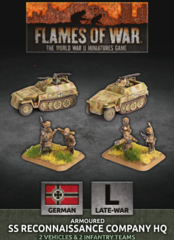 Armoured SS Reconnaissance Company HQ (Plastic)(GBX153)