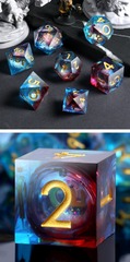 DAD698 Liquid Core Dice Set (7pcs) [Star Cluster]