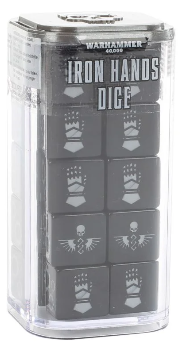 Warhammer 40k - Iron Hands Dice