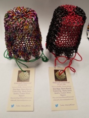Kittensoft Chainmail Large Dice Bag With String (SR/LC-C) Confetti or Gold