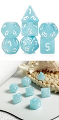 Acrylic Dice Set (7pcs) [Glacier]