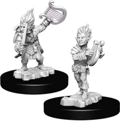 Gnome Male Bard - 73205 - Pathfinder Battles Deep Cuts Unpainted Minis