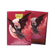 Dragon Shield - Japanese Size Brushed Art Sleeves - Valentine 2024 (60ct)