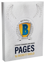 Beckett Shield 9-Pocket Pages - 100 Pack Clear