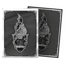 Dragon Shield - Matte Sleeves - 25th Anniversary Black Emblem (100ct)