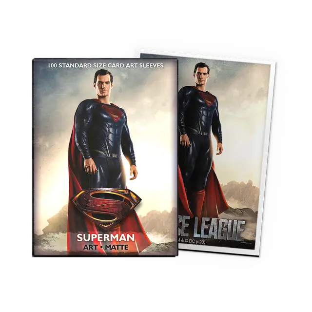 Dragon Shield - Matte Art Sleeves - Justice League Superman (100ct)