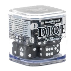 WarHammer 12mm Dice Cube- Black