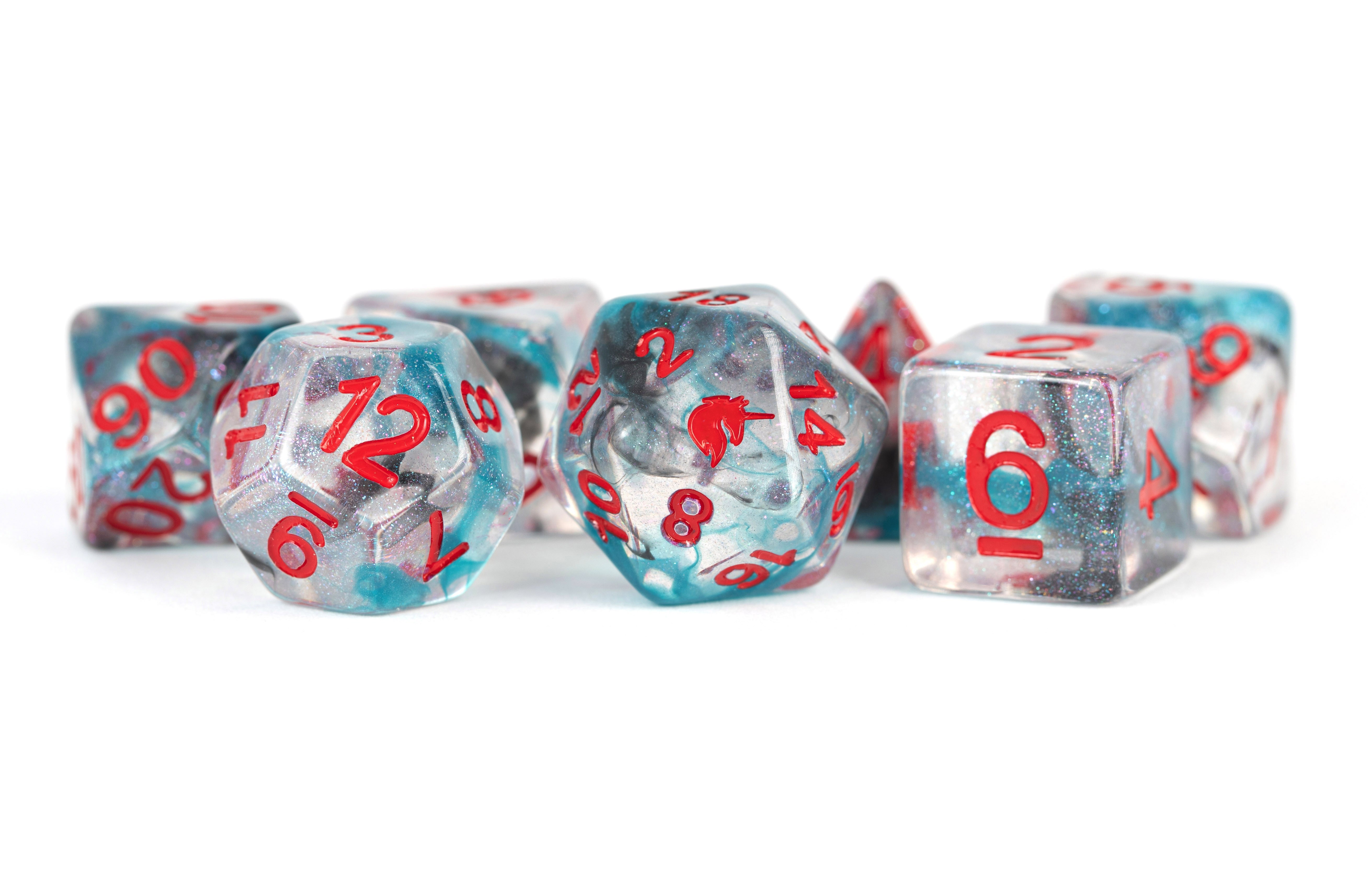 Battle Wounds 16mm Poly Dice Set