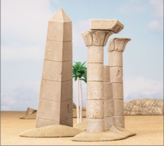 (BB907) Battlefield in a Box: Forgotten City Obelisk and Pillars