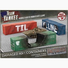 Battlefield in a Box - 40ft Damaged Containers