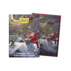 Dragon Shield - Japanese Size Brushed Art Sleeves - Christmas 2023 (60ct)