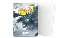 Dragon Shield - Japanese Size Dual Matte Sleeves - Snow (60ct)