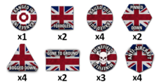 Team Yankee British Token Set (TTK04)