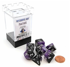 “Panther” Supernova Dice - 7pc
