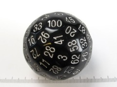 D100 Dice [Black]