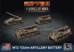Flames of War - M12 155mm Artillery Battery (USA)