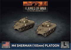 Flames of War - M4 Sherman (105mm) Assault Gun Platoon (Plastic) (USA)