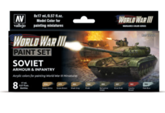 WWIII Soviet Armour & Infantry - 8 Paint Set