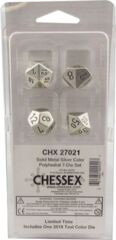 CHX27021 - Solid Metal Silver Color