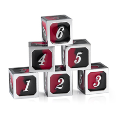 DAD579 Metal & Enamel Dice Set (Spider)
