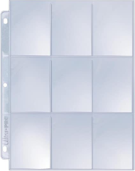 Ultra Pro 9 Pocket Pages Silver Series