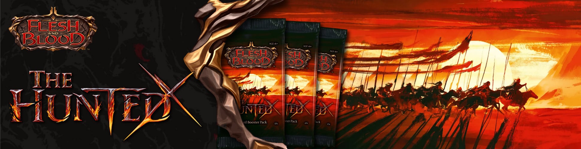 fab the hunted booster box Flesh and Blood: The Hunted (Booster Pack / Display Box)  Gaming Library