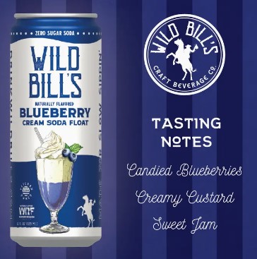 Wild Bills - Blueberry Cream Soda Float