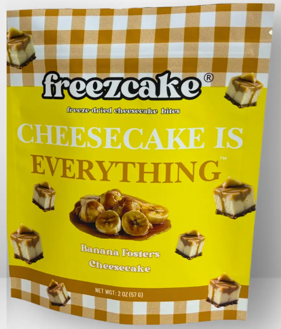 Freezcake - Banana Foster Cheesecake Bites
