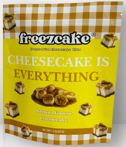 Freezcake - Banana Foster Cheesecake Bites