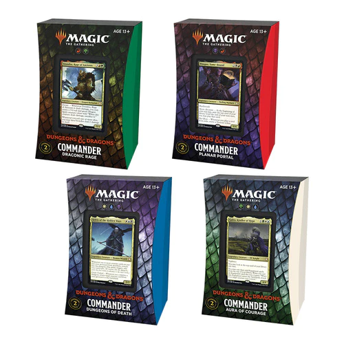 Adventures in the Forgotten Realms Commander Decks - Set of 4