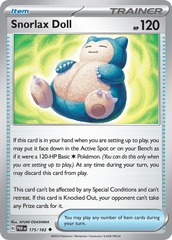 Snorlax Doll - 175/182 - Uncommon - Reverse Holo