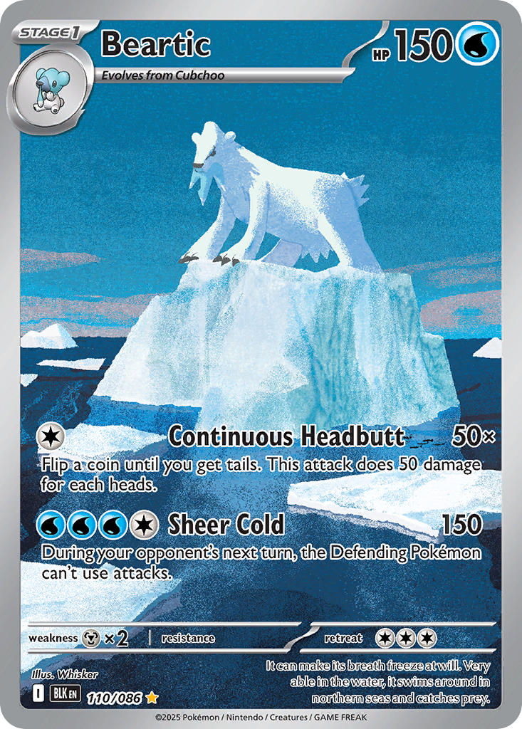Beartic - 110/086 - Illustration Rare