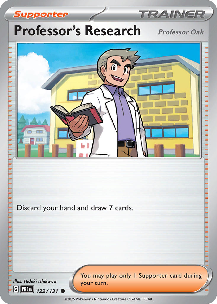 Professors Research [Professor Oak] - 122/131 - Common - Reverse Holo