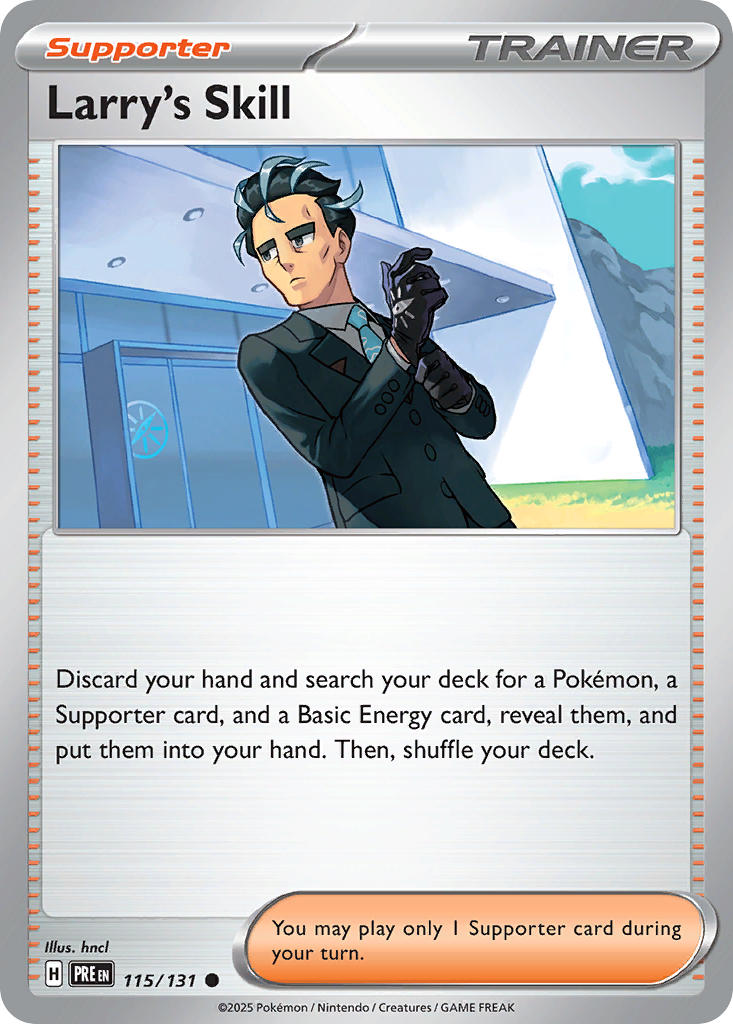 Larrys Skill - 115/131 - Common - Reverse Holo