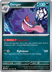 Gengar - 057/091 - Uncommon - Reverse Holo