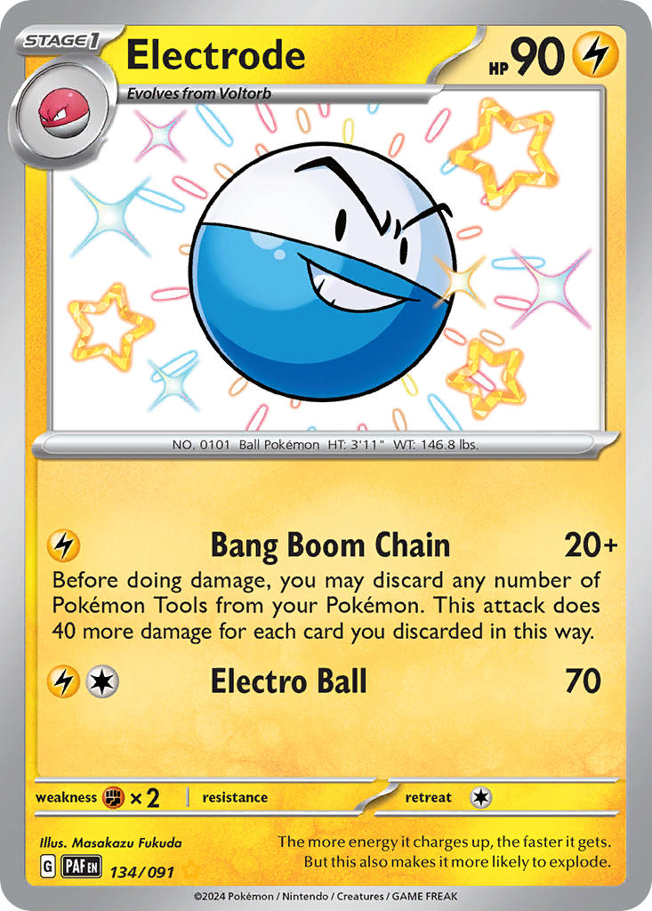 Electrode - 134/091 - Shiny Rare