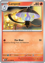 Lampent (Poke Ball Pattern) - 017/086 - Common - Holo