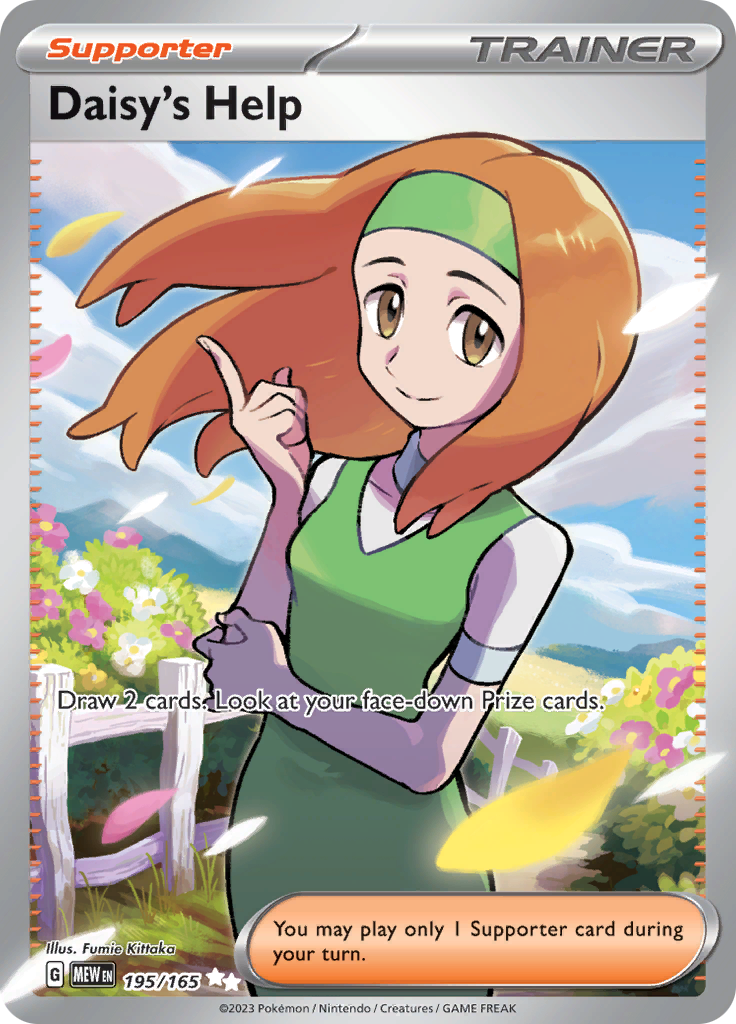 Daisys Help - 195/165 - Full Art Ultra Rare