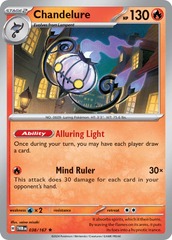 Chandelure - 038/167 - Rare - Reverse Holo