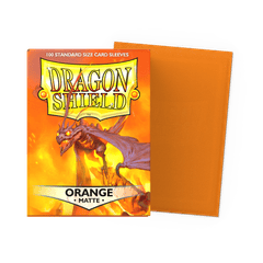 Dragon Shield Sleeves: Matte Orange (Box Of 100)