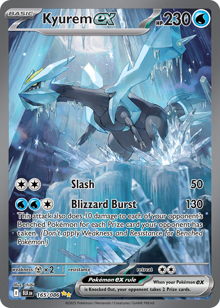 Kyurem ex - 165/086 - Special Illustration Rare