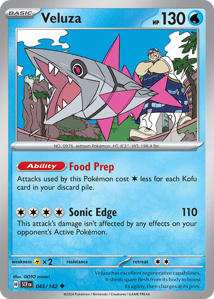 Veluza - 045/142 - Uncommon - Reverse Holo