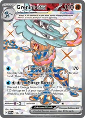 Greninja ex - 198/167 - Full Art Ultra Rare