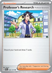 Professor's Research [Professor Sycamore] (Poke Ball Pattern) - 125/131 - Common - Reverse Holo